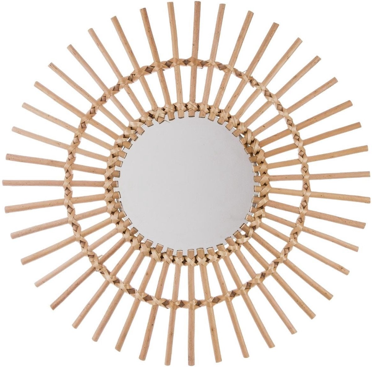 Atmosphera Kids Spiegel - Rotan - Bruin - D58cm