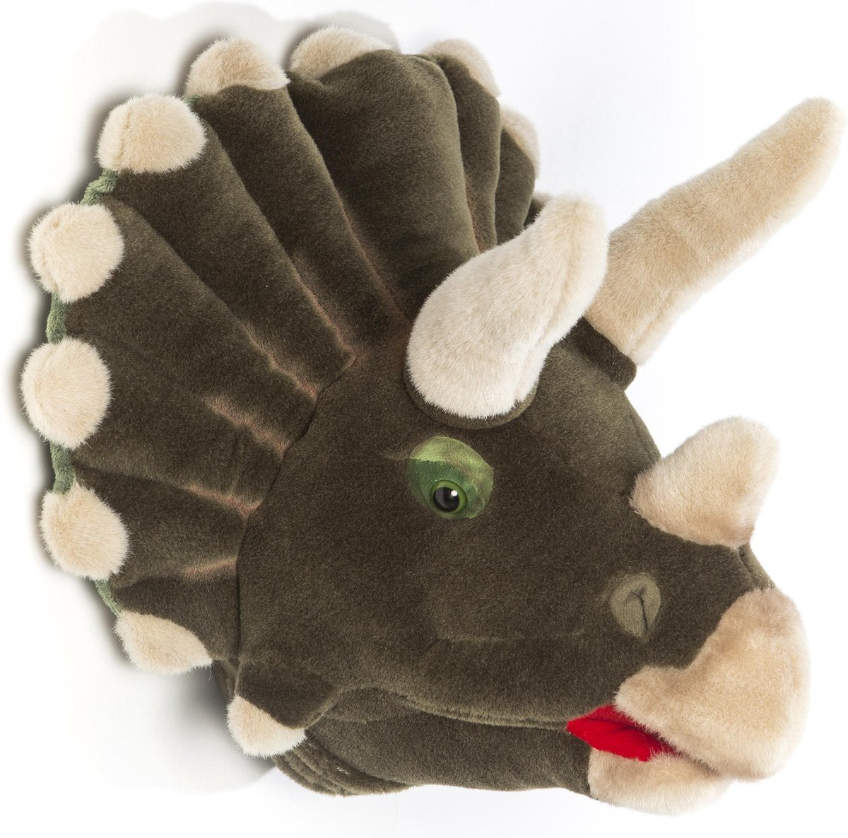 Wild &amp; Soft Adam animal head plush wall decoration - Dinosaur