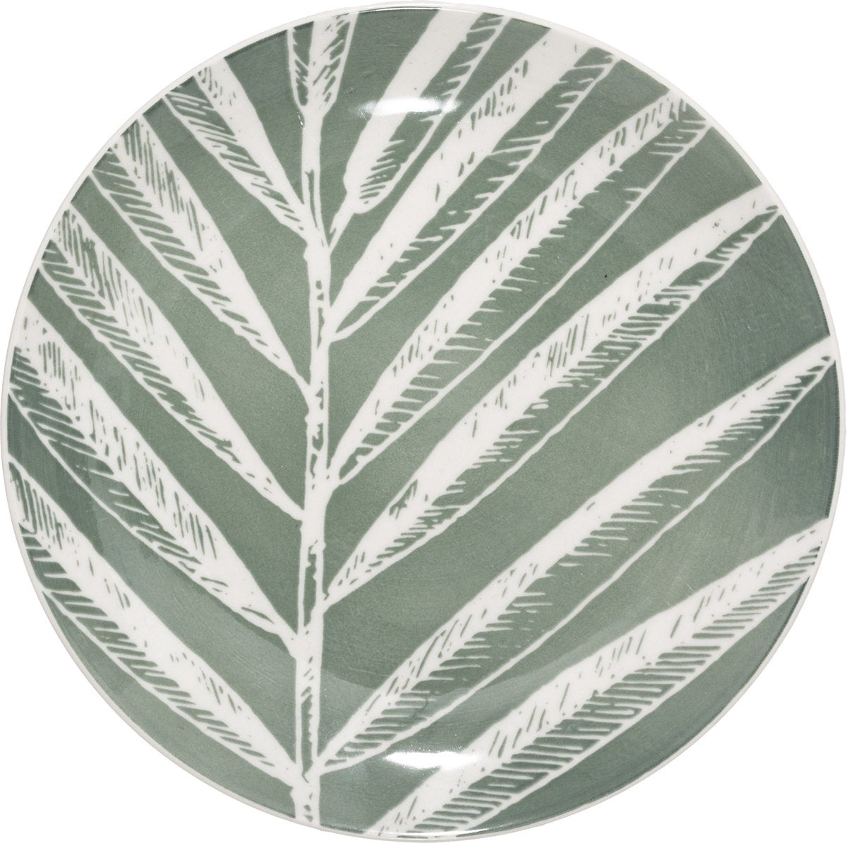 Secret de Gourmet diner bord - 6 Stuks - Dia 19 cm - Groen