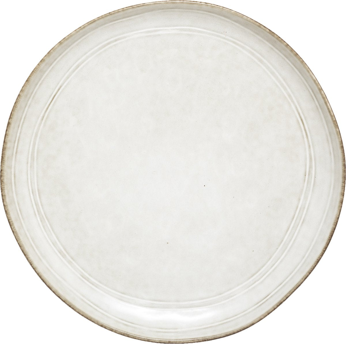 Secret de gourmet Assiette à dessert fleur gris - Dia 22 cm
