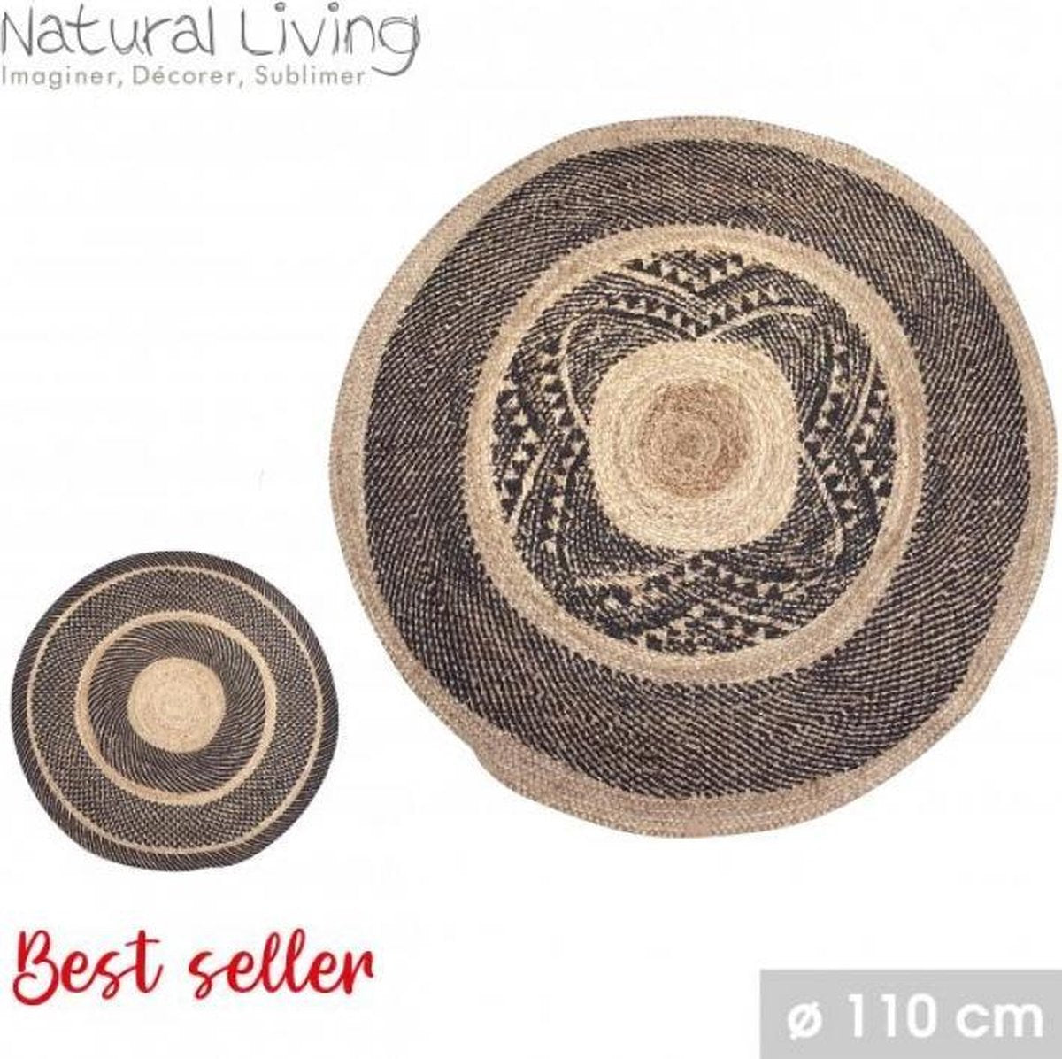 Fornord Vloerkleed Natural Living - Jute - 2 Designs