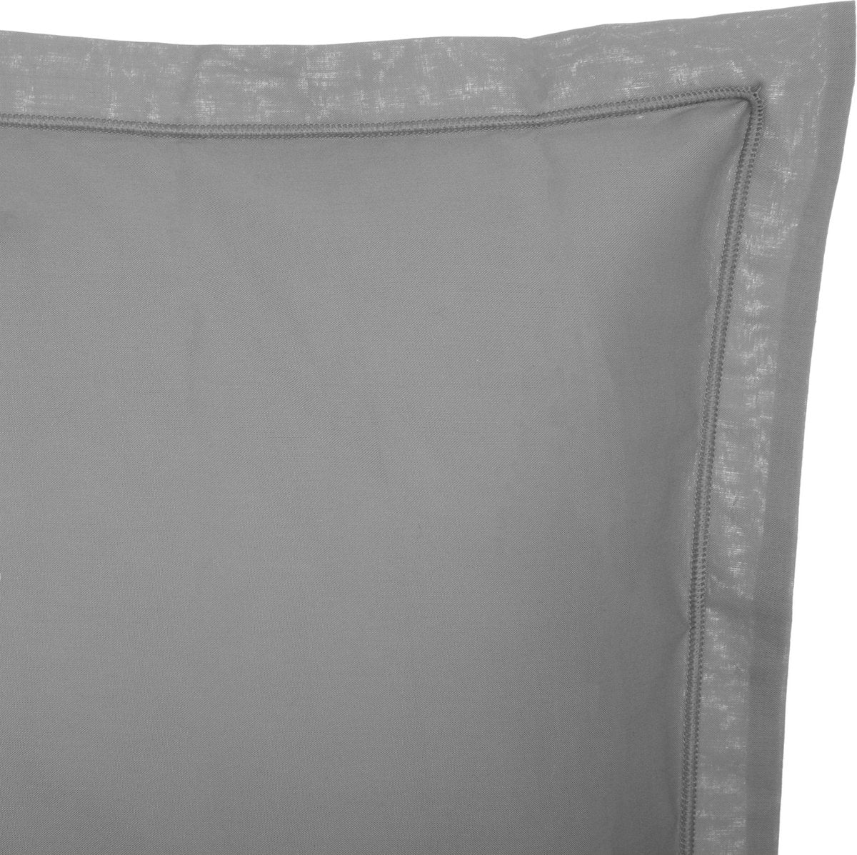 Atmosphera kussensloop set van 2 - Katoen - 63 x 63 cm - Grijs