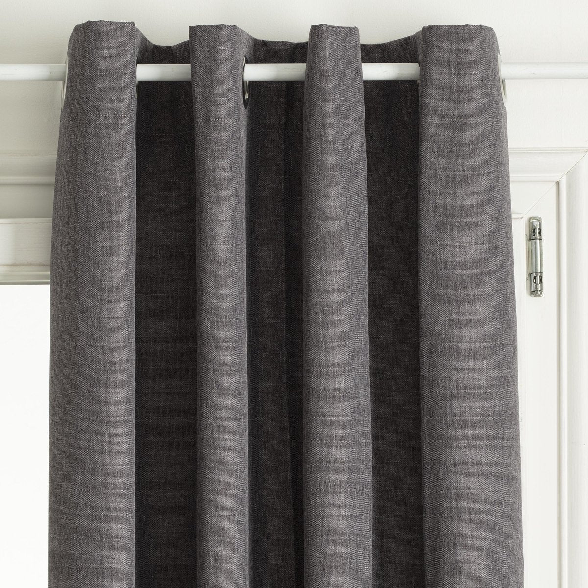 Atmosphera Grijze extra lang verduisteringsgordijnen 140 x 260 cm - Kant en klaar met ringen - Gordijn raambekleding - Extra lang