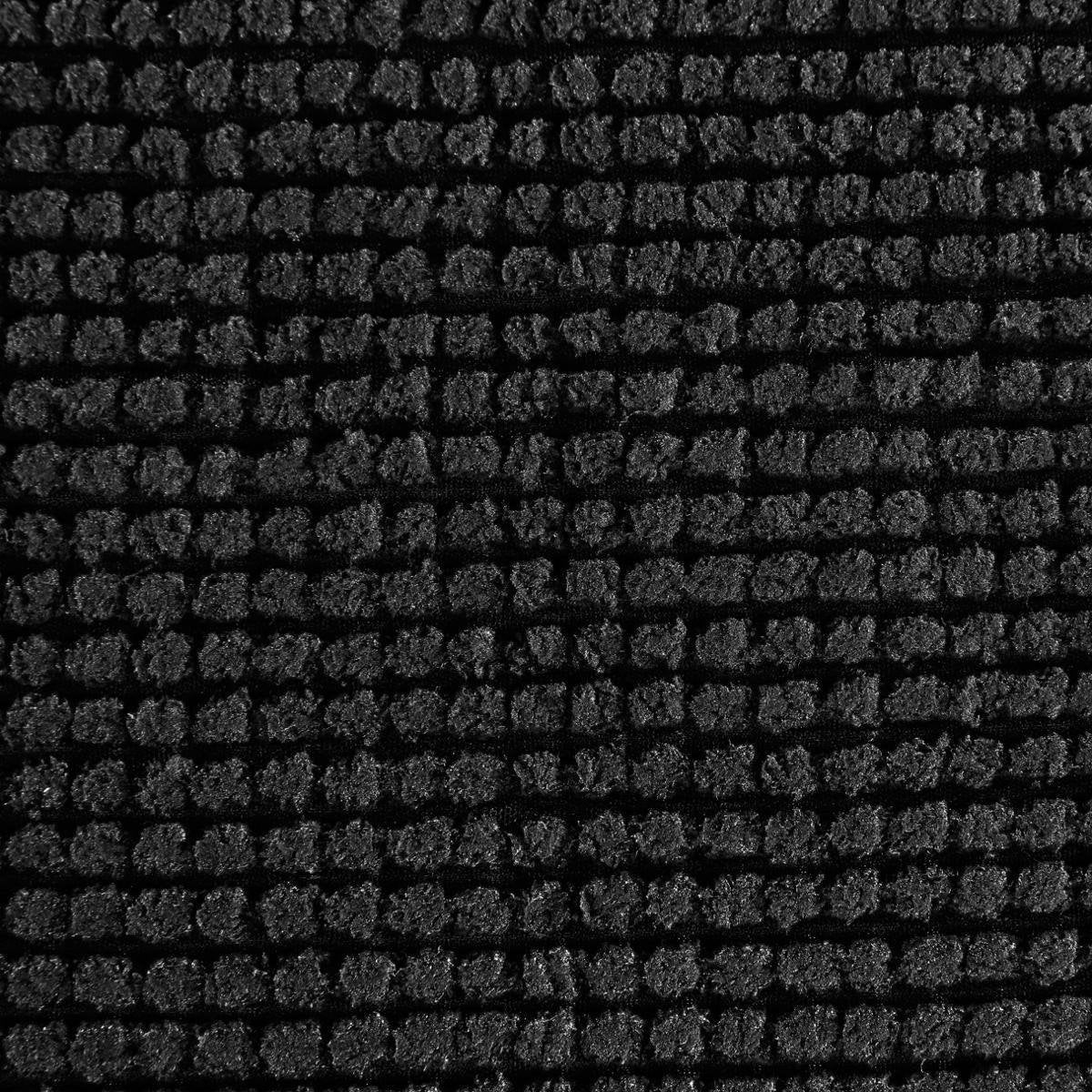 5Five Badmat 50 x 80 cm - Velours - Extra zacht - Zwart
