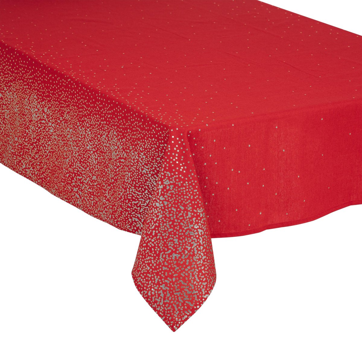 Tablecloth Red with Glitter (Silver OR Gold) 140x240cm - Christmas - Christmas tablecloth