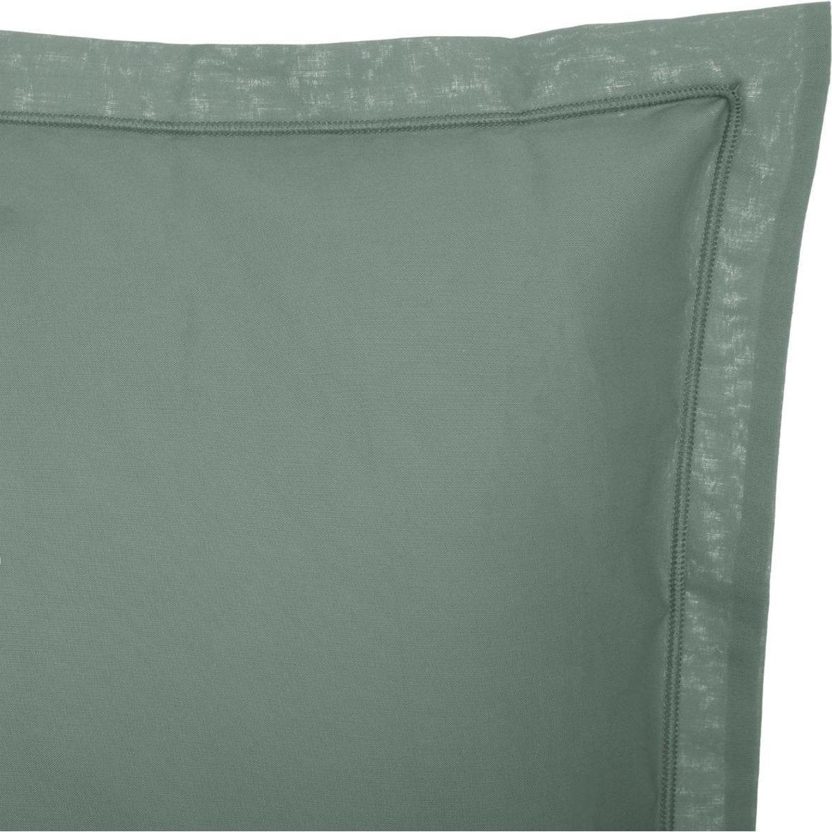 Atmosphera Katoen kussensloop - Set van 2 stuks - 50x70cm - Groen