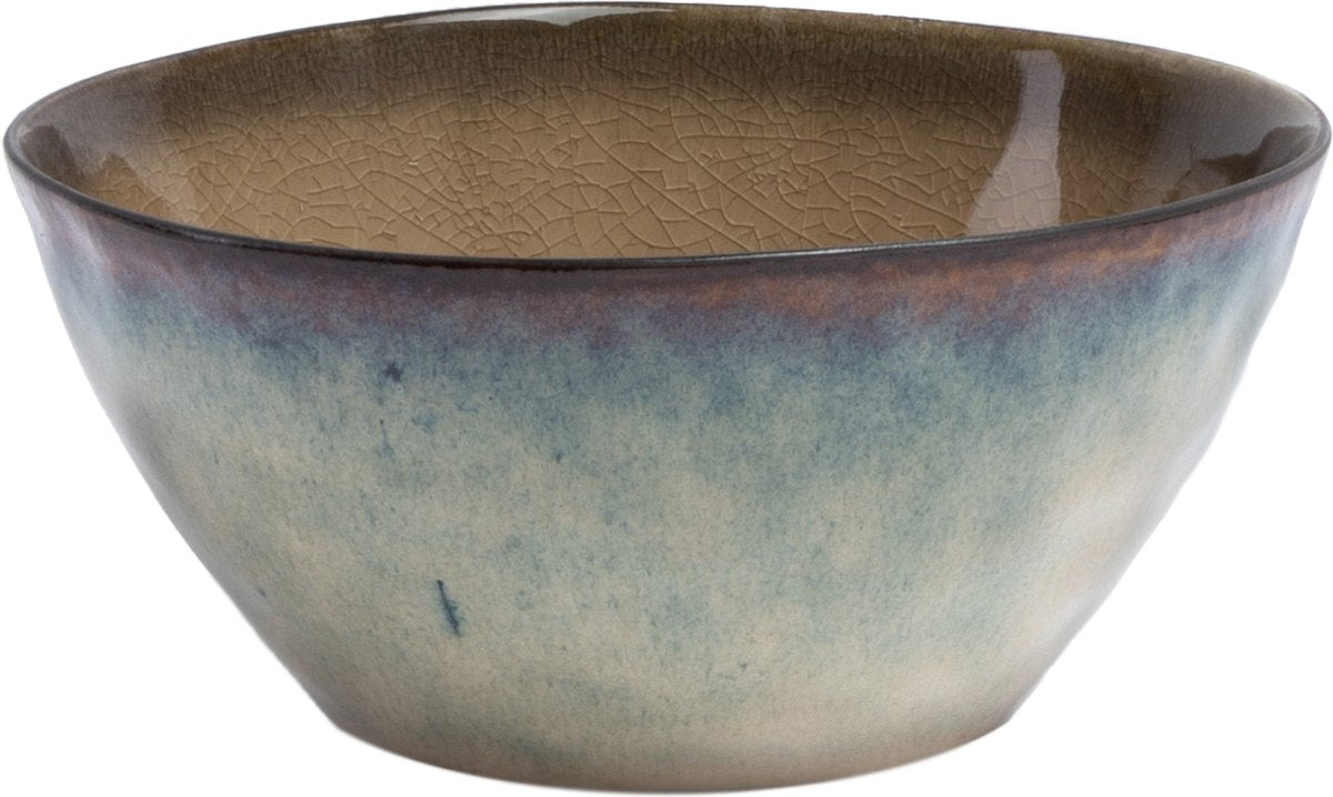 Cosy & Trendy Atilla Kom - o15.5cm - Aardewerk - Bruin