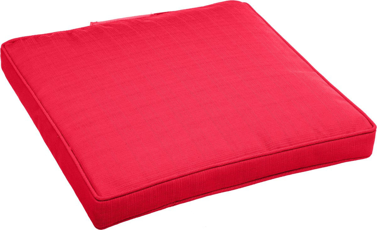 Hespéride Korai Coussin de chaise avec velcro - Déperlant - Déhoussable - 40x40cm - Grenade