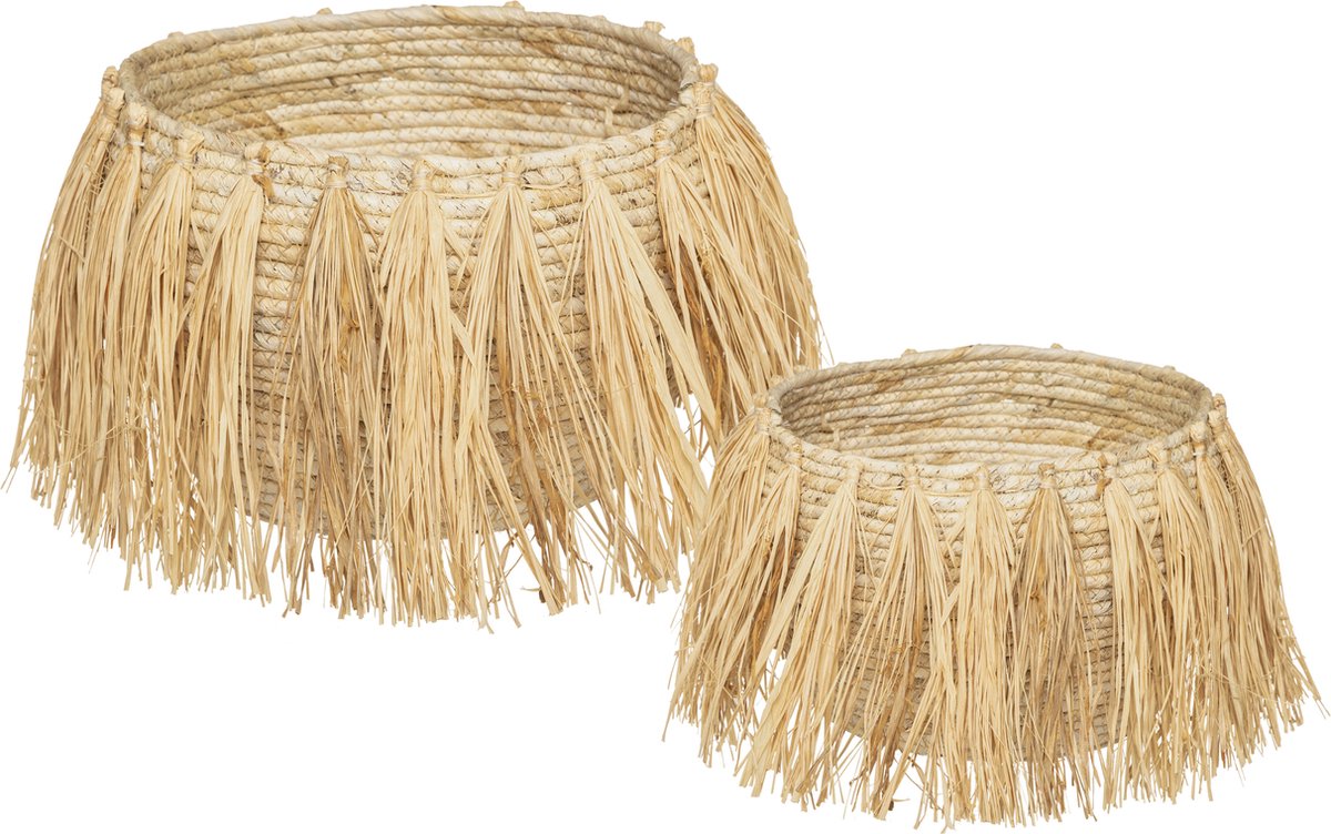 Atmosphera Storage - Panier de rangement - Safari - Lot de 2