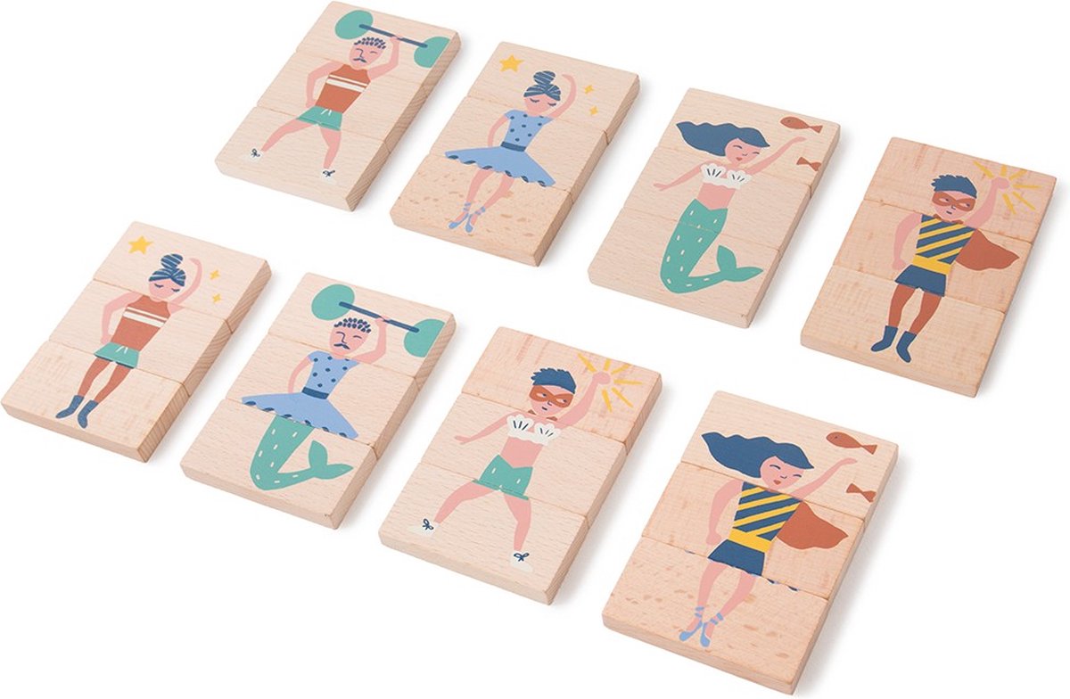 Nobodinoz meli melo en bois - Puzzle en bois