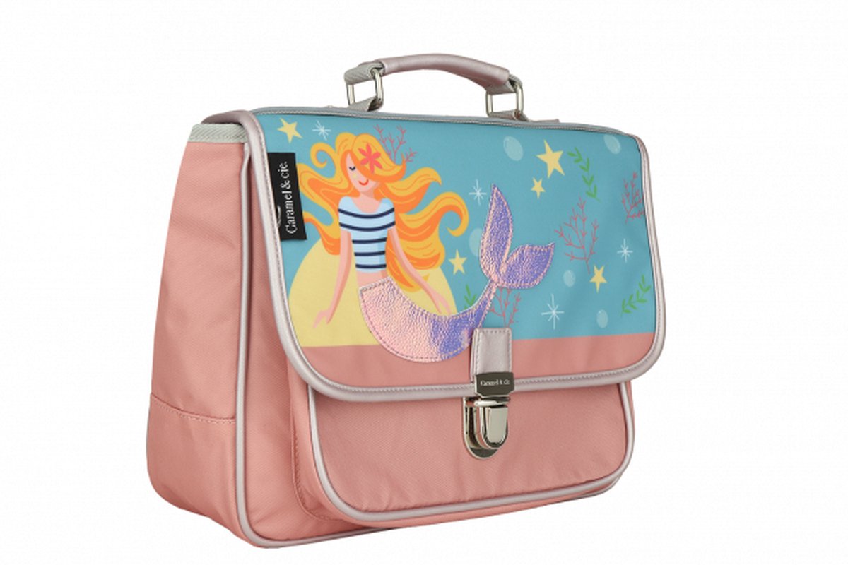 Caramel &amp; Cie Toddler Book Bag Beautiful mermaid - School Bag/Bookbag - Narrow