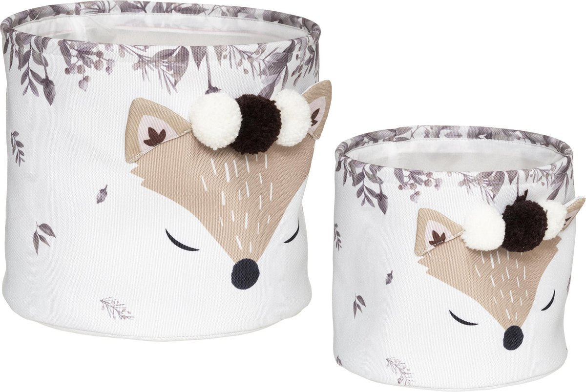 Atmosphera Kids Storage fox - Set of 2 - Toy storage - Basket set