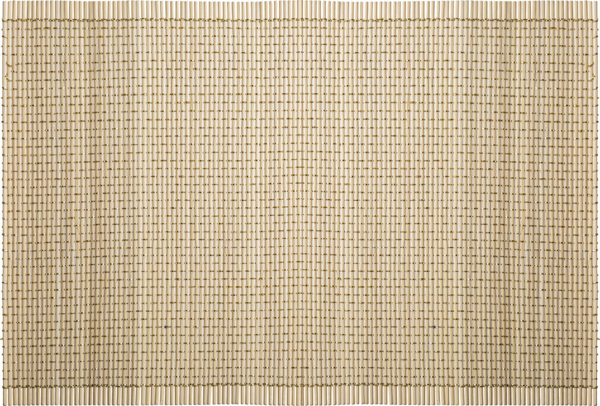 Secret de Gourmet Onderlegger bamboe set van 4 beige - Placemat - Tafelonderlegger - 45 X 30 CM