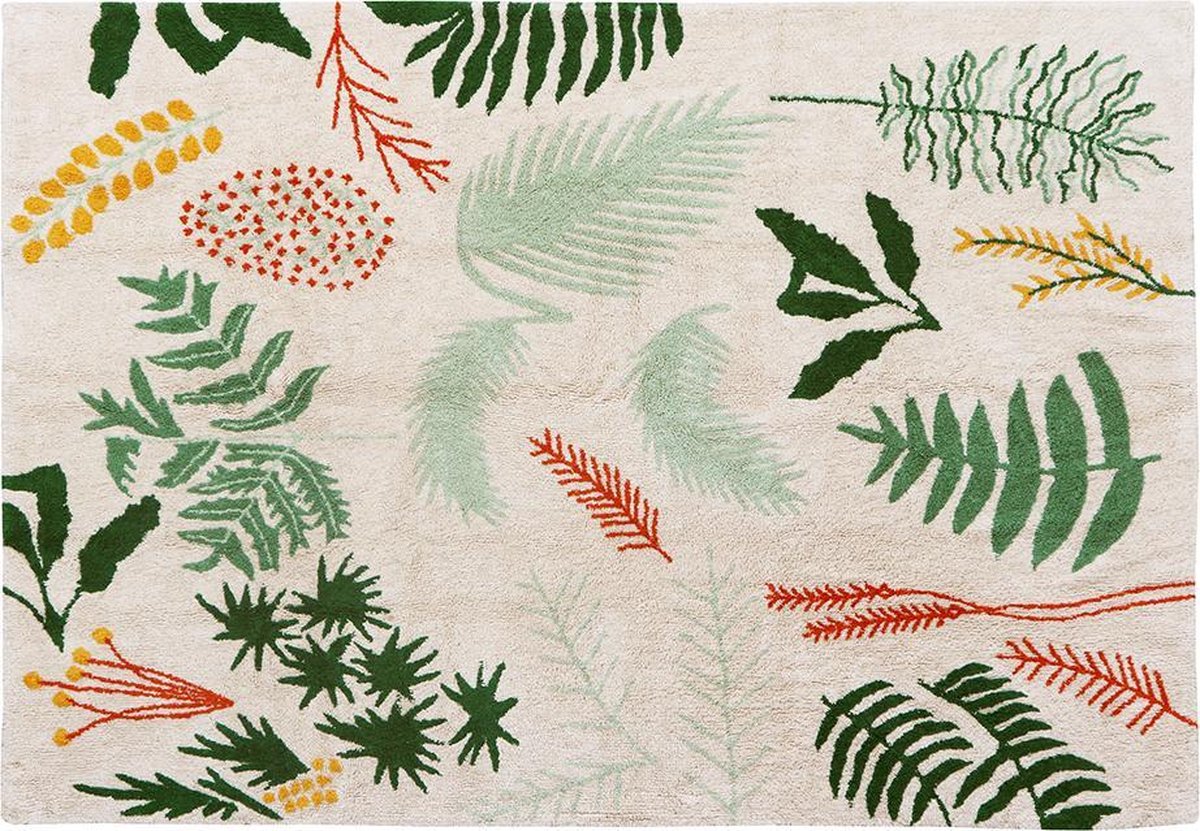 Lorena Canals Washable cotton rug - Botanic Plants L - 170x240cm