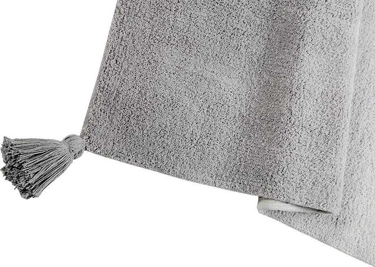 Lorena Canals Reversible washable cotton rug - Vice Versa Gray S - 120x160cm