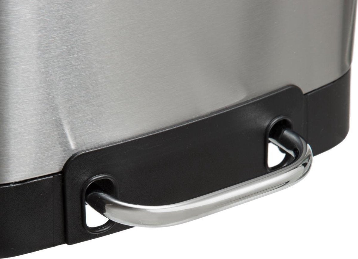 5Five Poubelle 6L - Fermeture silencieuse - Pédale large - Inox