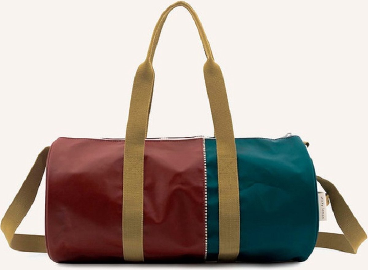 Sticky Lemon Duffle Bag/Weekend Bag/Sports Bag - A Journey Of Tales - Journey Red