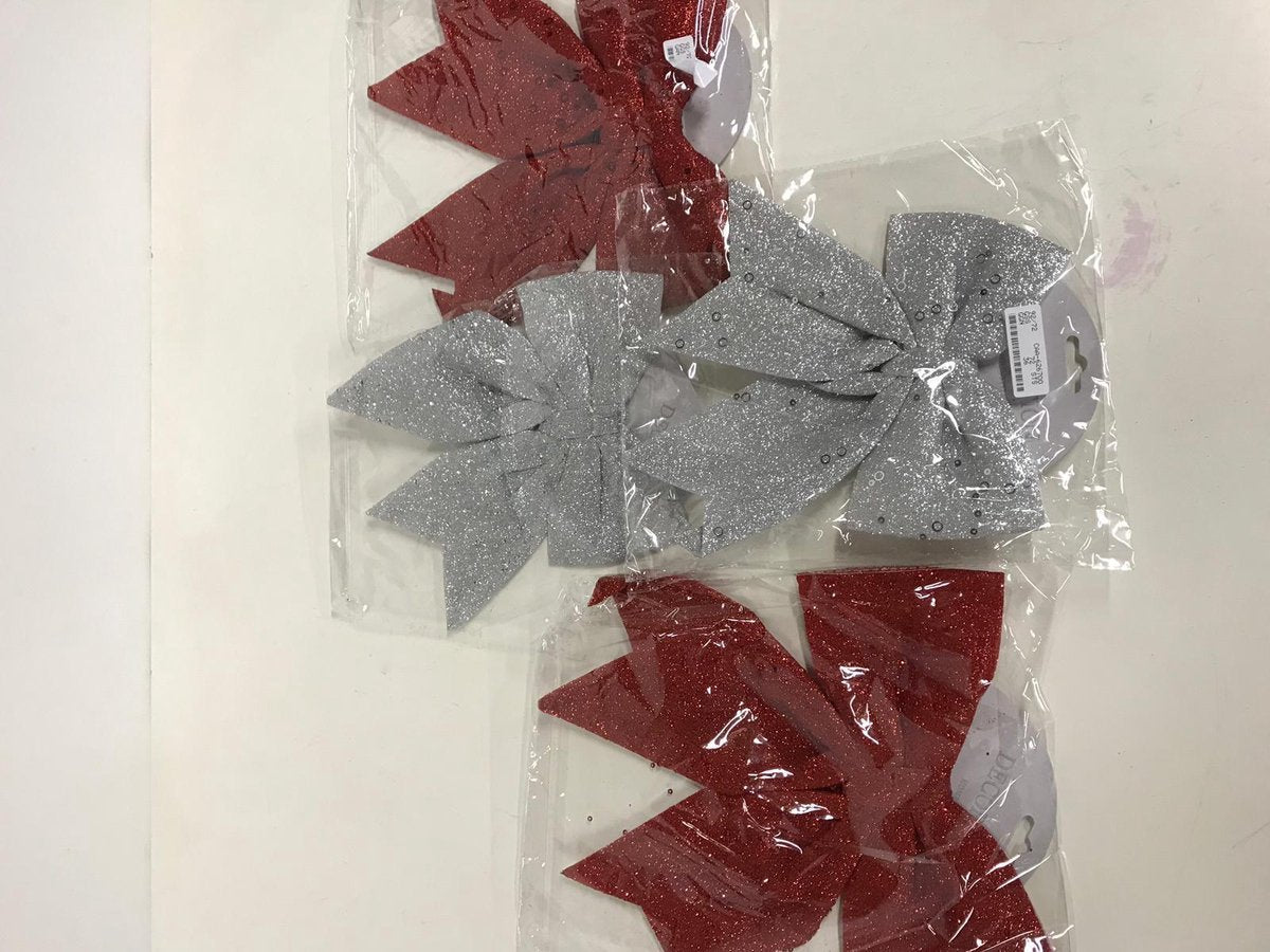 Home & Styling Nampook Kerststrikken 10 stuks - 29cm - Rood