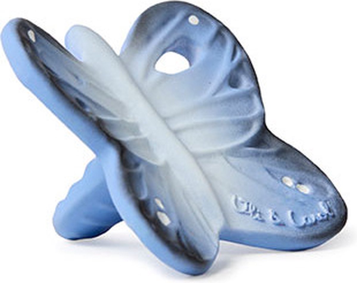 Oli &amp; Carol Bath - Jouet de dentition - Blues The Butterfly - Papillon