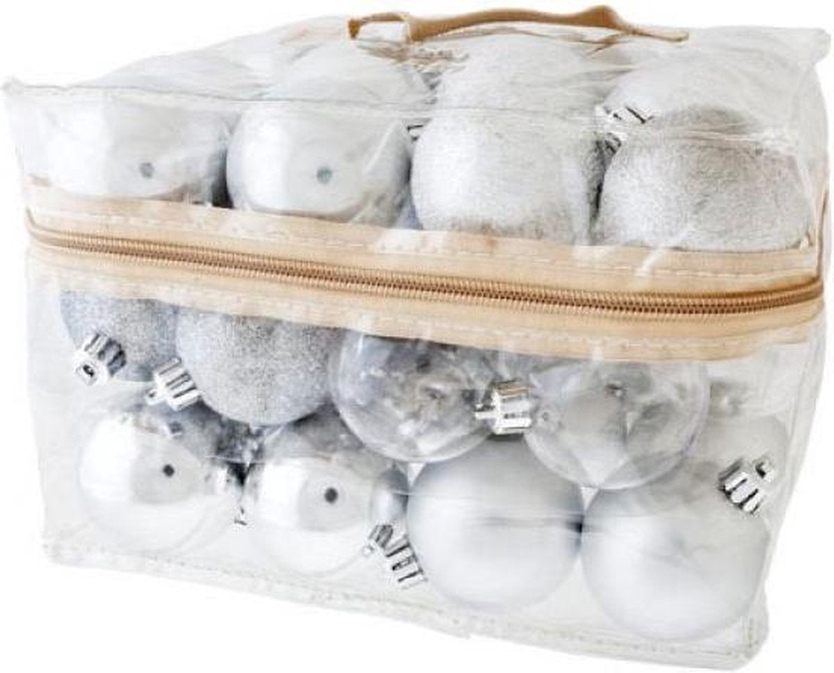 Boules de Noël Cosy &amp; Trendy - 48 pièces - 6cm - plastique