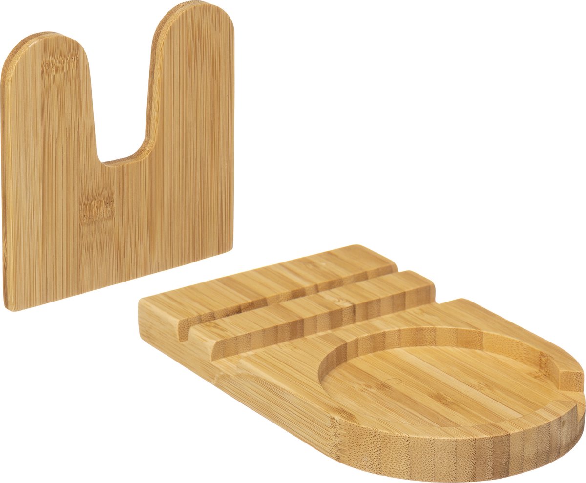 5Five Harmoni Tablet holder and leper holder bamboo - Cookbook holder - Cookbook stand