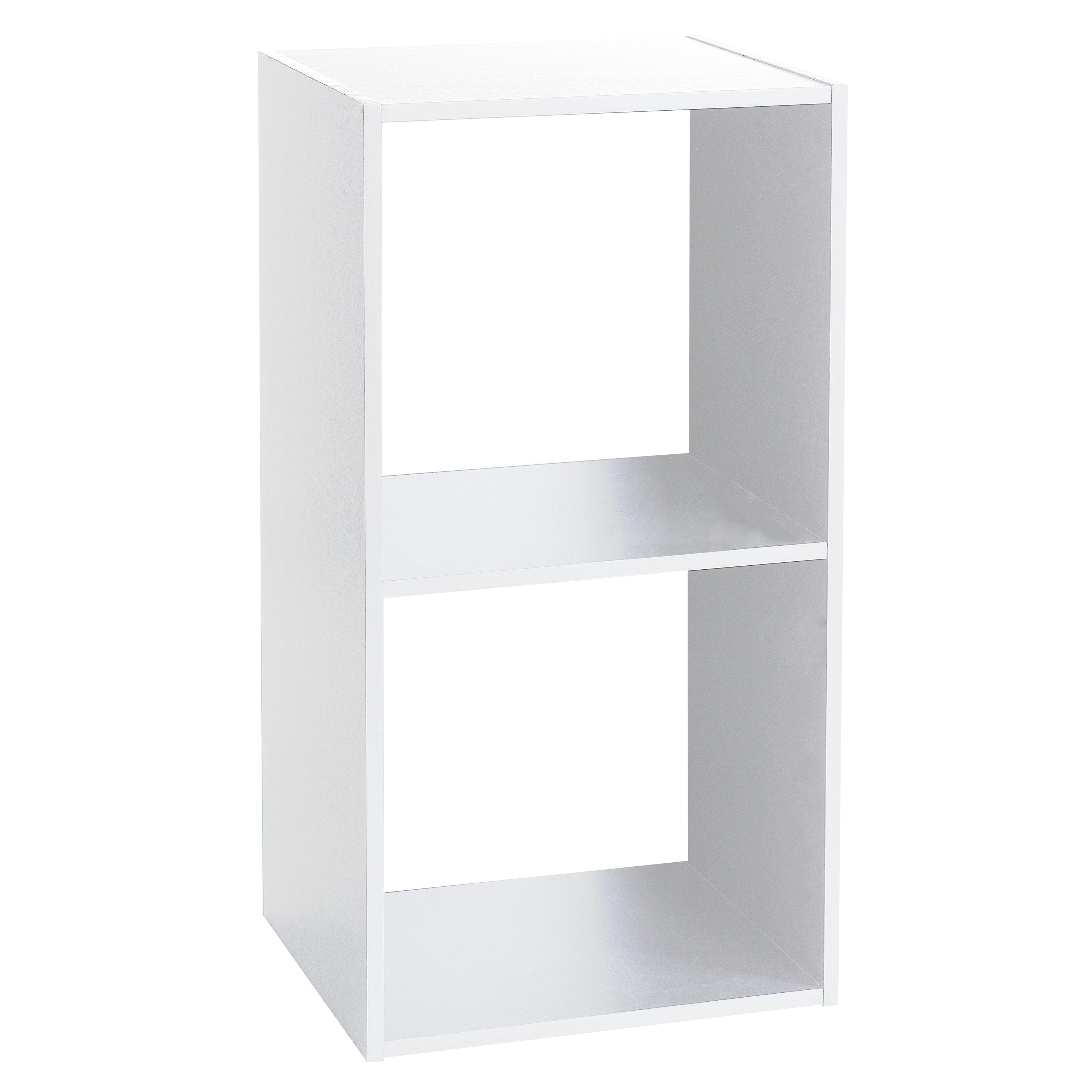 5Five Boekenkast 2-Vaks 34,5x32x67,6cm - Wit