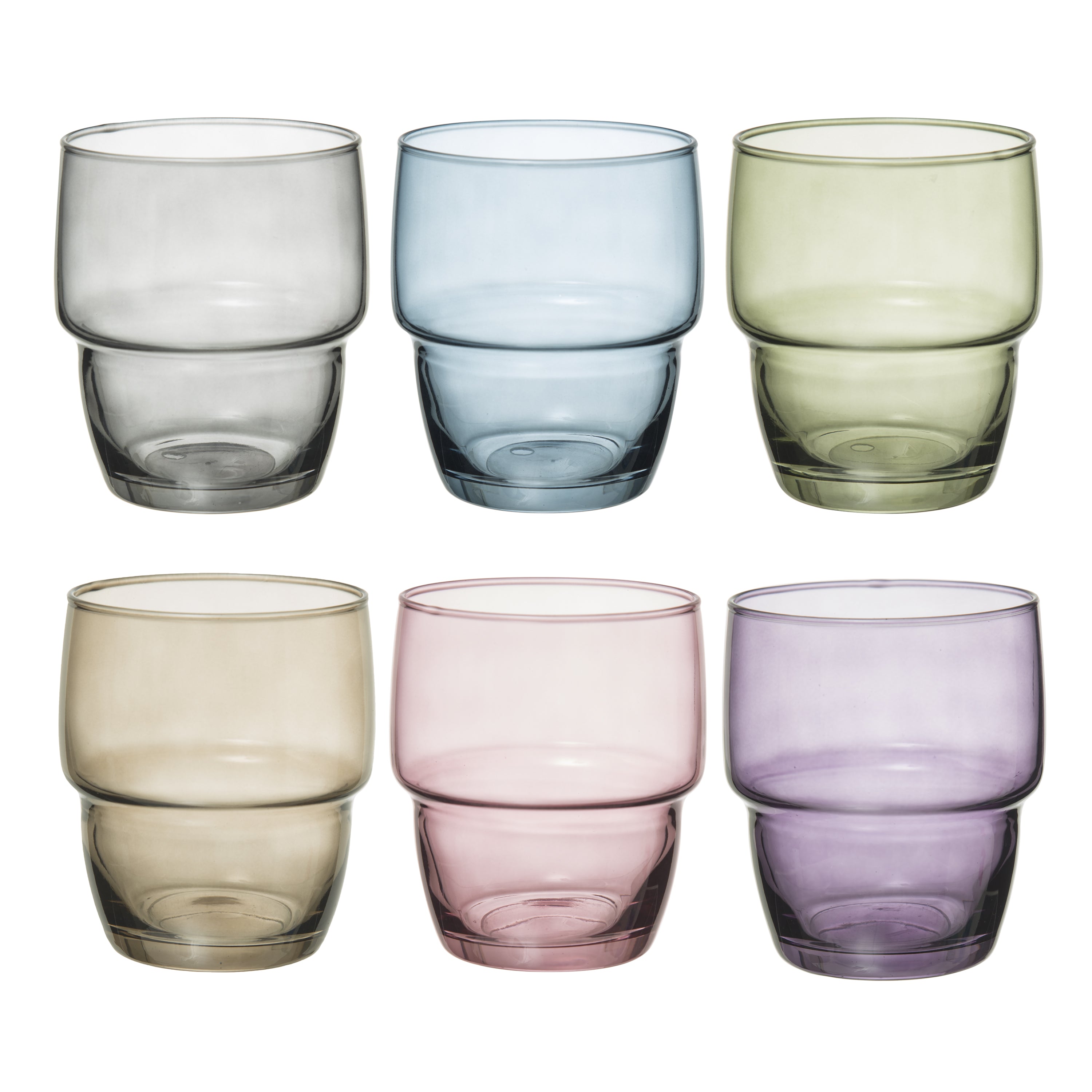 Secret de Gourmet Glazen set 6 stuks - 28cl - Multi
