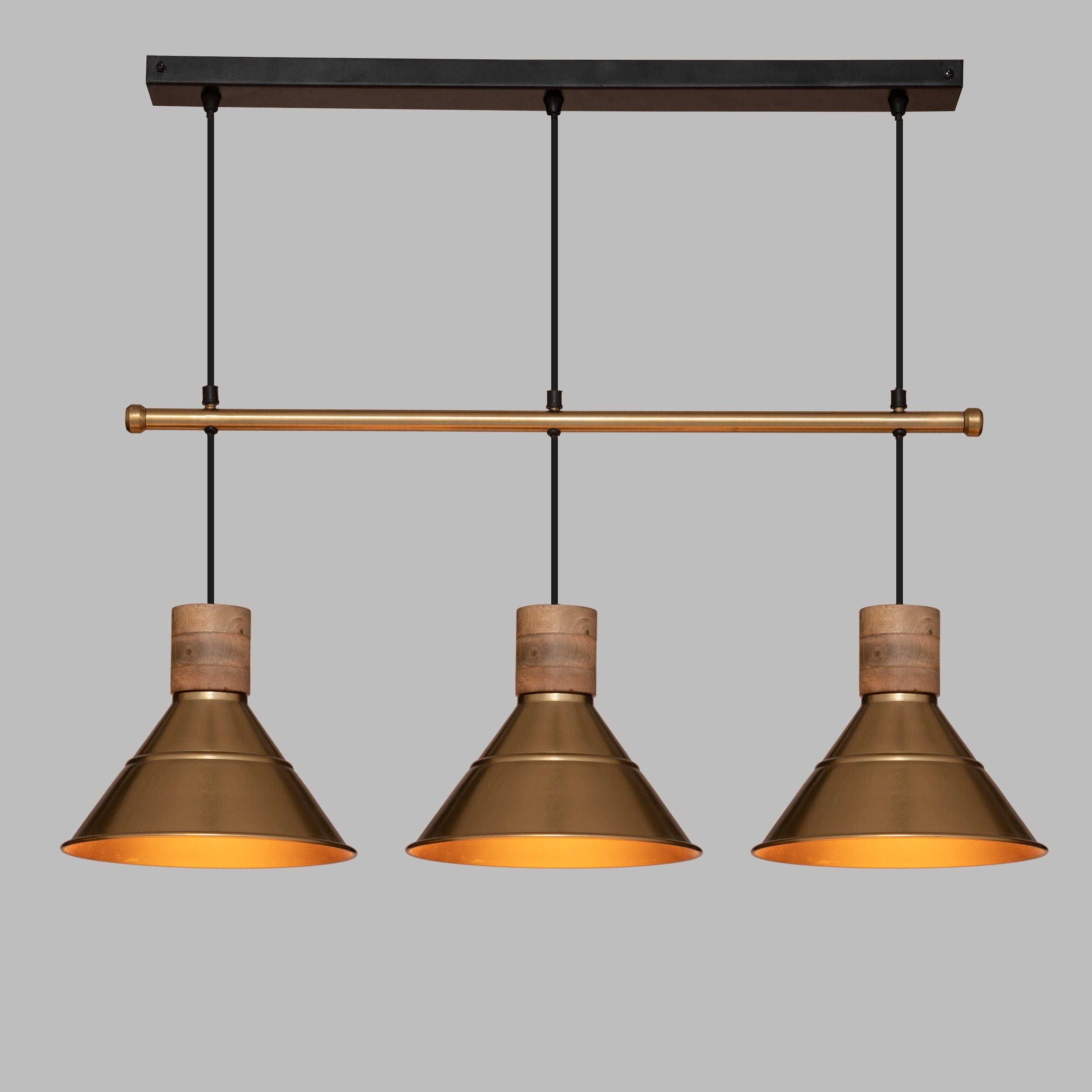 Atmosphera Bota hanglamp - Goud - H100 cm