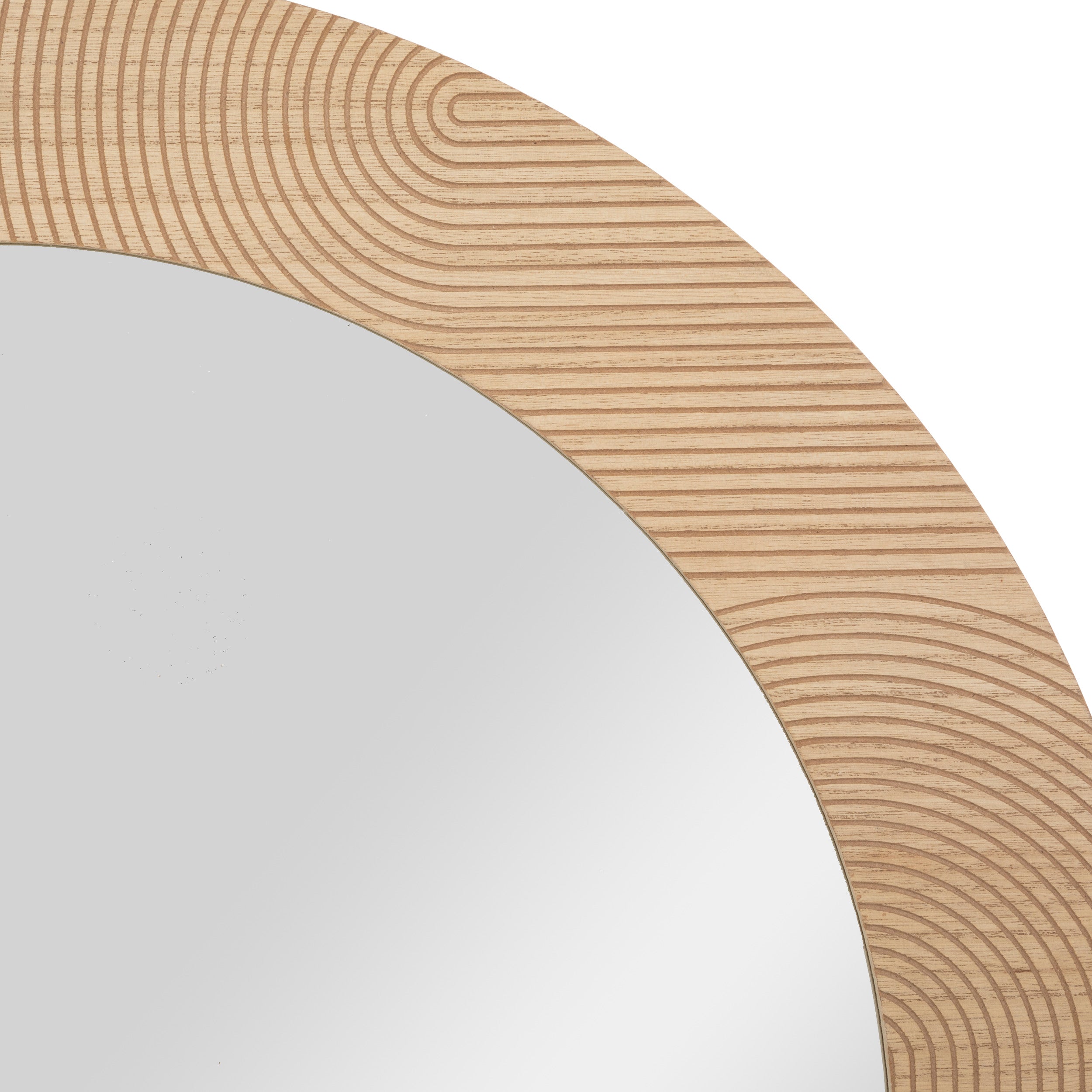 Atmosphera Wandspiegel / spiegel Rivi - 68 x 52.5 cm - Beige