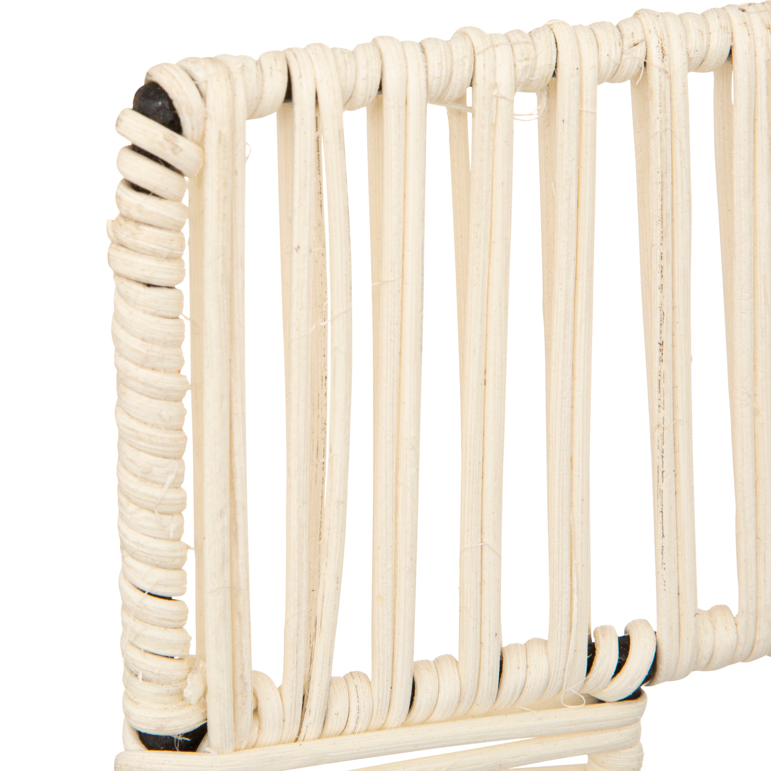 Atmosphera Cozy wall rack photo holder with chalkboard - metal rattan - plus accessories - 60 x 68 CM