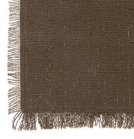 Nappe Atmosphera Maha - Coton - 250 x 150 cm - Kaki