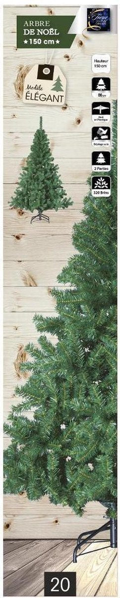 Sapin de Noël artificiel - Elegant Vert - 150 cm de haut - 86 cm de large - Sapin de Noël - sapin artificiel
