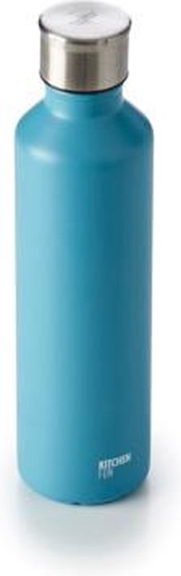 Gourde d'hydratation en acier inoxydable - 0,5 L - Gourde - Bleu