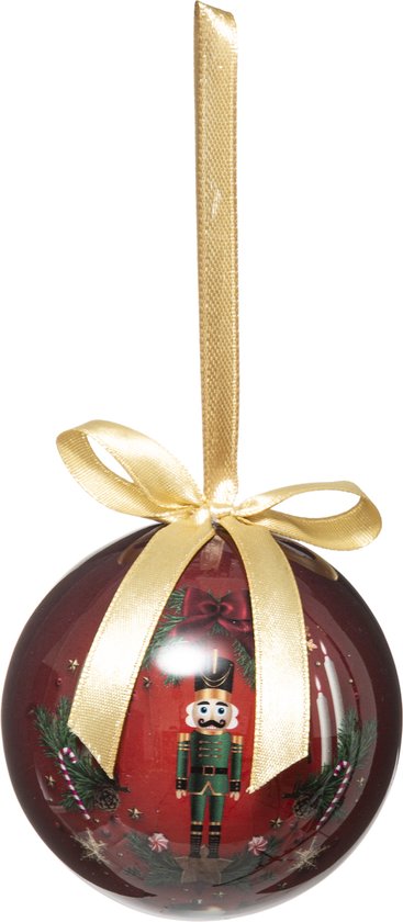 Boules de Noël Casse-Noisette lot de 4 - Pendentif de Noël - 75 MM