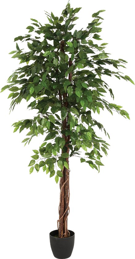 Kunstficus 180 cm | ficus Kunstplant | Kunstplanten voor Binnen | Grote Kunstplant |