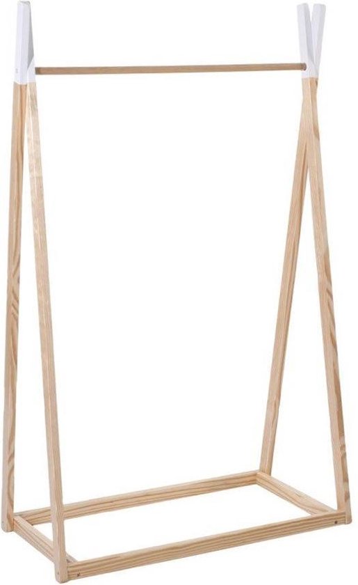 Atmosphera Kids Kids Clothes rack Perryn wood 78.5x39x126cm - Wood/White