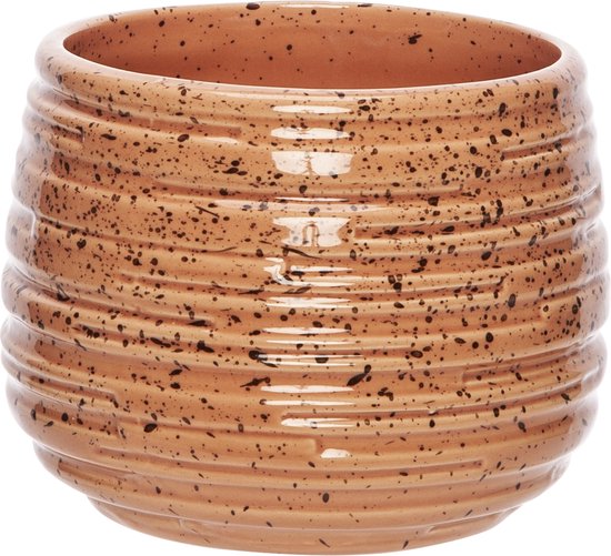 Cosy & Trendy Bloempot Peach - D14xH10,8cm - Rond - Dolomiet