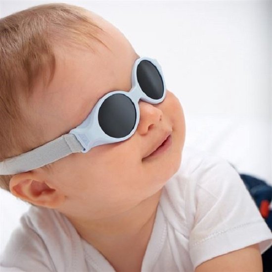 Béaba Headband Glasses - Children's Glasses - Pearl Blue - Sunglasses for Babies - 0-9 Months