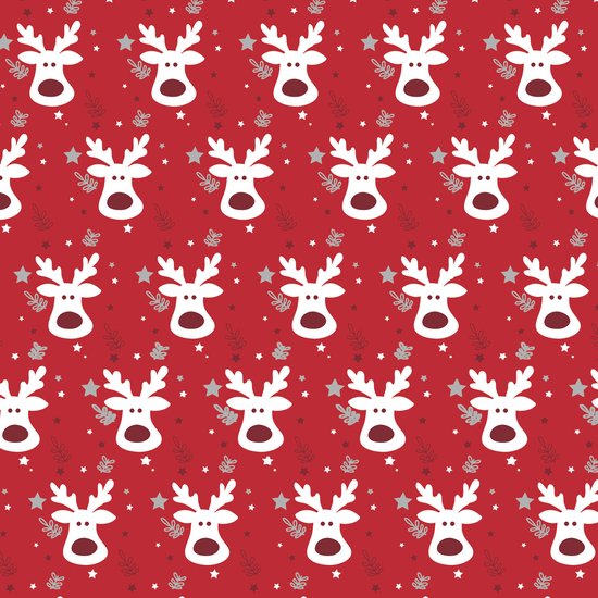 Kerst - Inpakpapier - 3 Rollen - Cadeaupapier - Wrappapier - 500x70cm