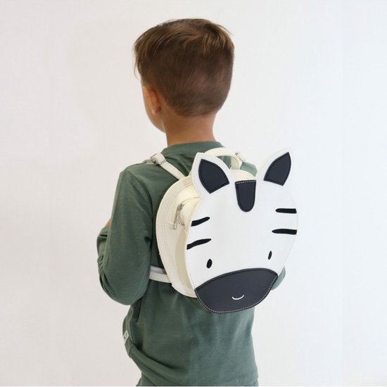Yuko B. - Sac à dos Aiko noir et blanc - Sac à dos pour tout-petits - Sac à dos pour tout-petits - Zèbre