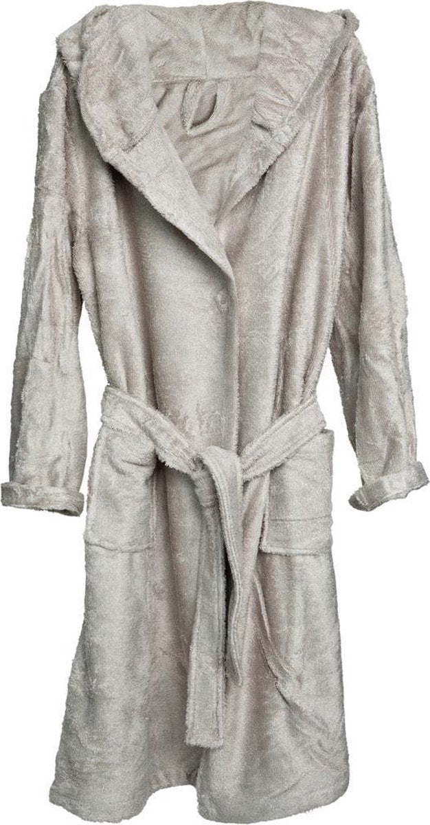 Timboo Children's Bathrobe - Feather Grey