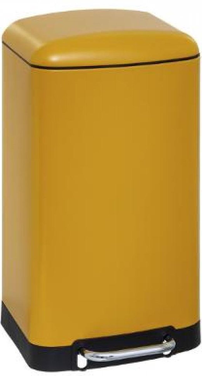 5Five Afvalemmer Ariane - Metaal 30L - Geel