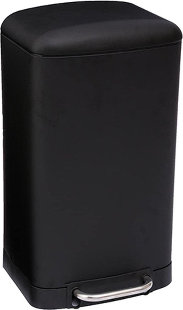 5Five Afvalemmer Ariane - Metaal 30L - Zwart