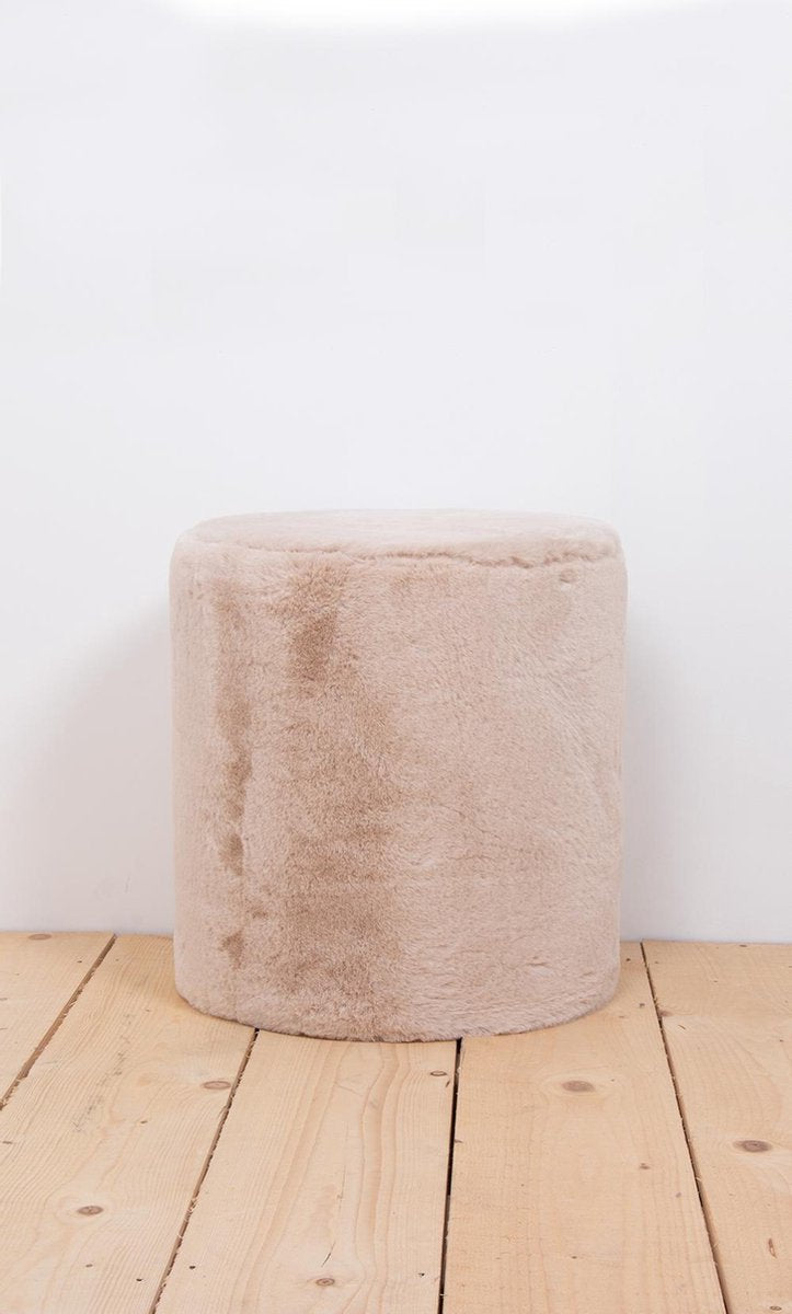 Wild &amp; Soft Pouf moyen Crème vanille - Super doux