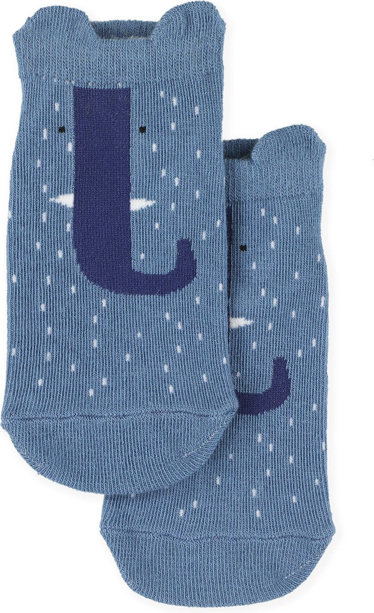 Trixie Sneaker chaussettes lot de 6 paires - Éléphant/Lion/Ours polaire