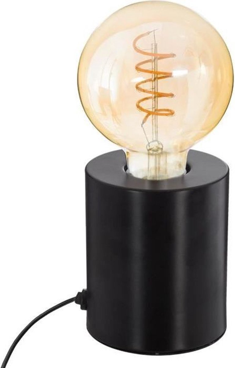 Lampe de Table Design Noir - Diamètre 9 x hauteur 10,5 cm -