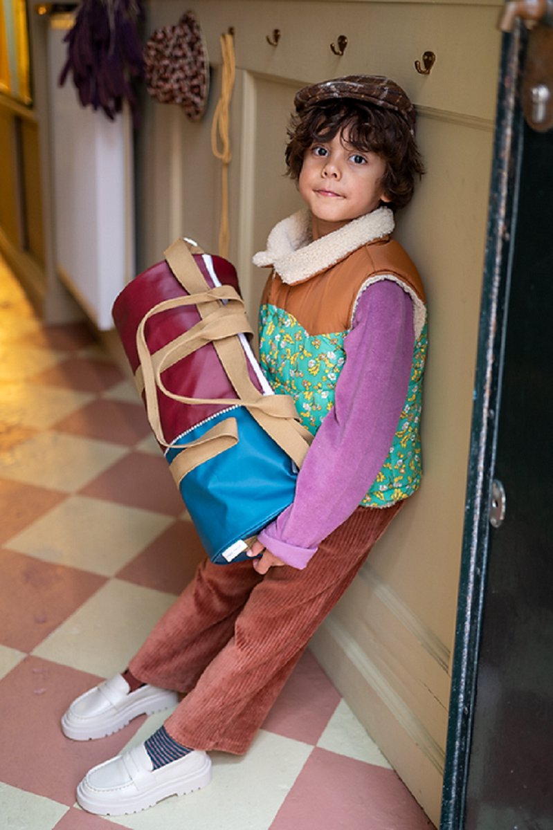 Sticky Lemon Duffle Bag/Weekend Bag/Sports Bag - A Journey Of Tales - Journey Red