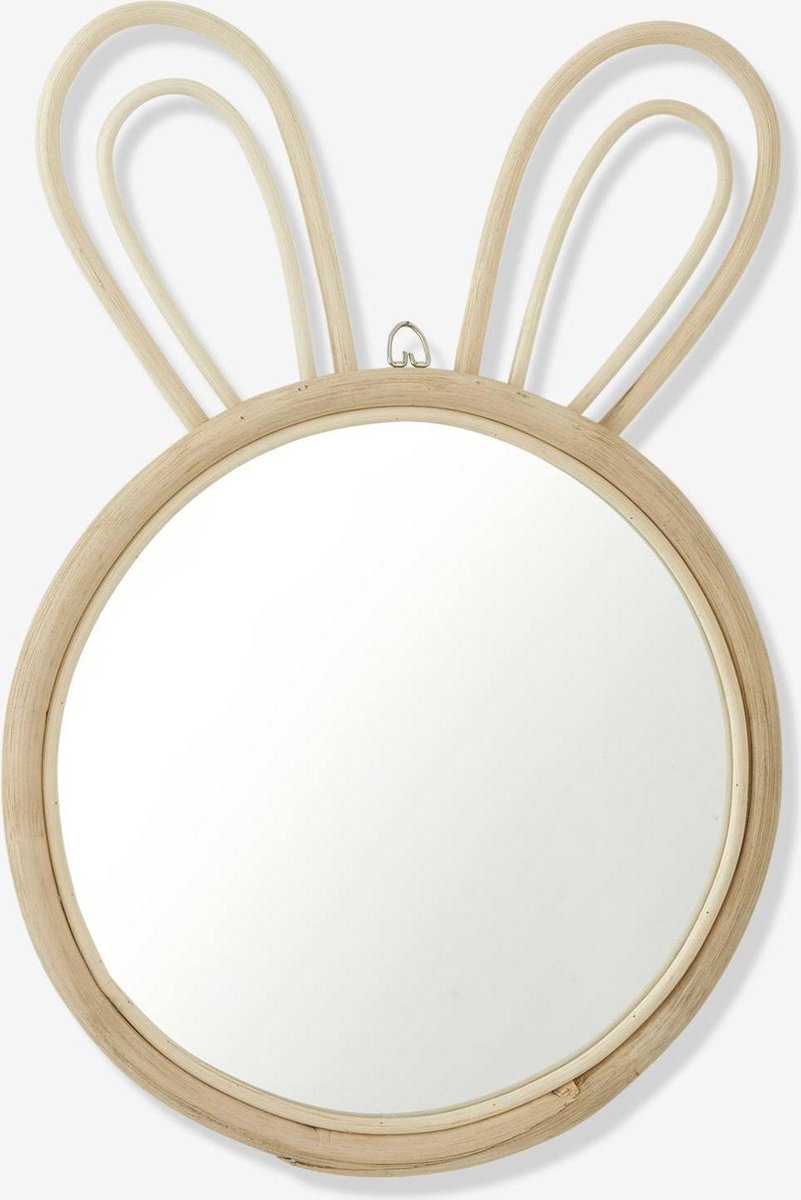 Mirror rabbit - Mirror rabbit children's room / baby room wall decoration 24 x 2.2 x 38 cm