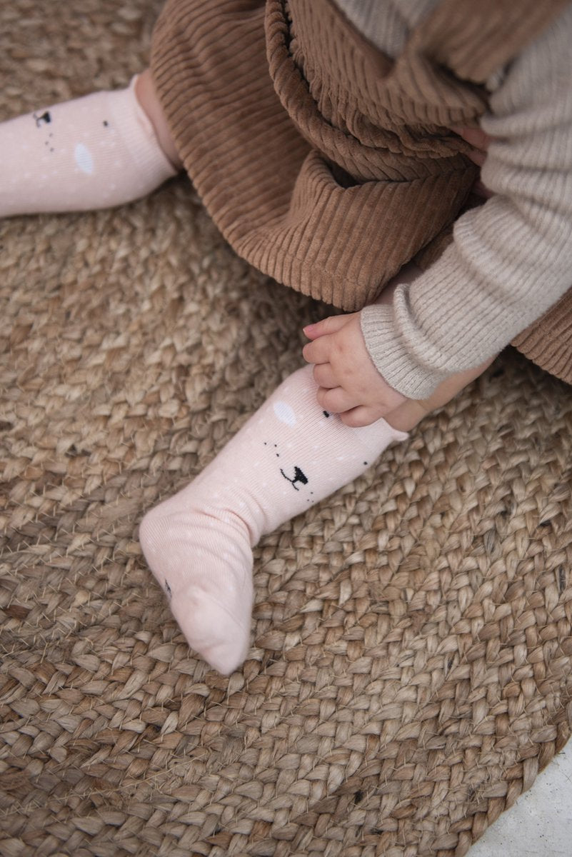 Trixie Chaussettes hautes lot de 6 paires - Lapin/Renard/Éléphant