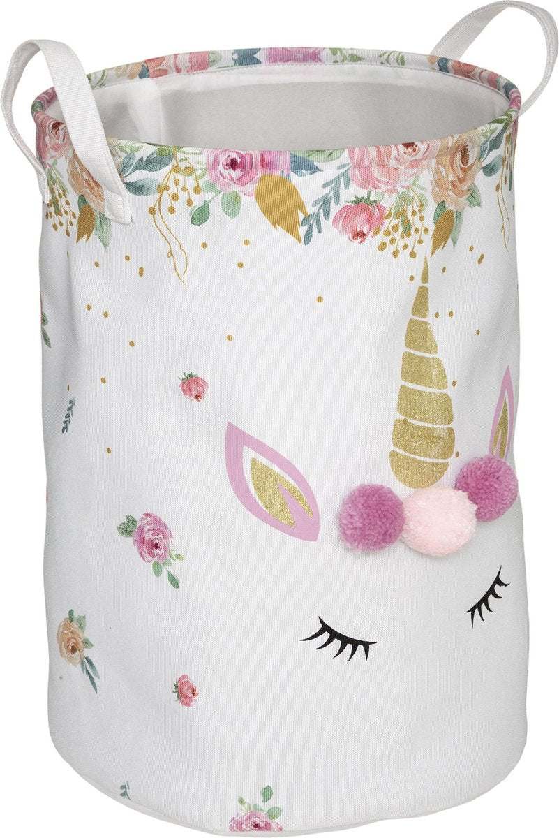 Atmosphera Toy Basket Licorne - Rangement - Panier - Panier à linge - Licorne